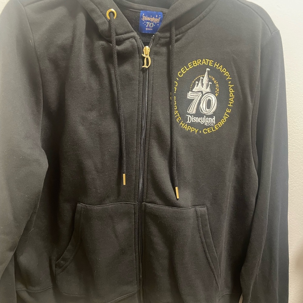 Disneyland 70th Anniversary Black Hoodie